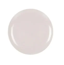 Plato Llano 25.5cm Ivory Melamina Brillo La Med
