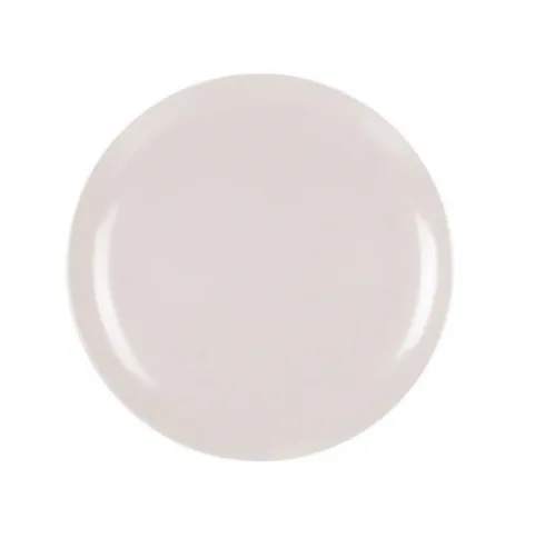 Plato Llano 25.5cm Ivory Melamina Brillo La Med