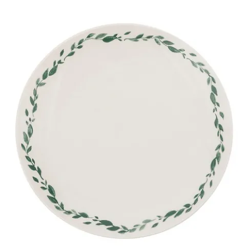 Plato Llano Laurier Porcelana Blanca 27cm