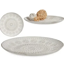 Plato Madera Decoración Mándala 35cm