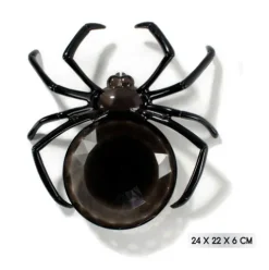 Plato Plástico Spider Negro