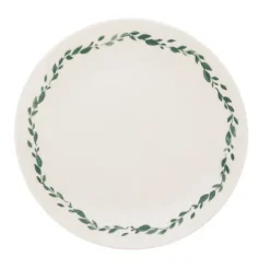 Plato Postre Laurier Porcelana Blanca 19cm