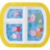 Plato Rectangular Dividido Peppa Pig