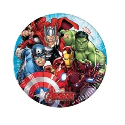 Platos Cartón Avengers 20cm