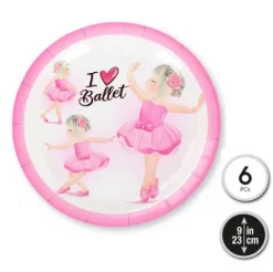 Platos Cartón Ballet 23cm