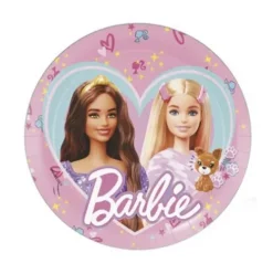Platos Cartón Barbie 18cm