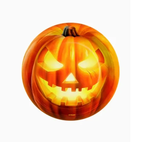 Platos Cartón Calabaza 17cm
