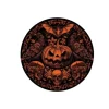 Platos Cartón Calabaza Gótica 23cm