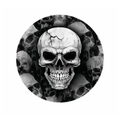 Platos Cartón Calavera 23cm