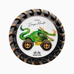 Platos Cartón Dragon Monster 23cm