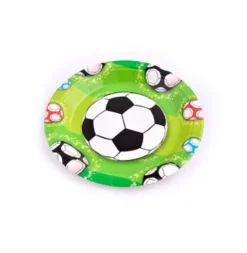 Platos Cartón Fútbol 18cm