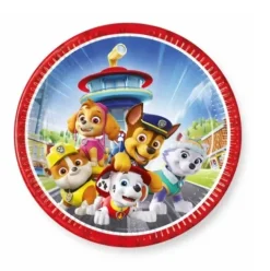 Platos Cartón Paw Patrol 23cm