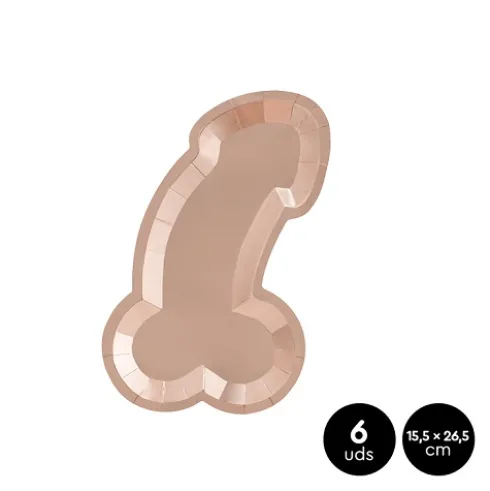Platos Cartón Pennis 15cm