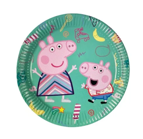 Platos Cartón Peppa Pig 20cm
