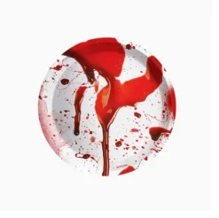 Platos Cartón Sangre 17cm