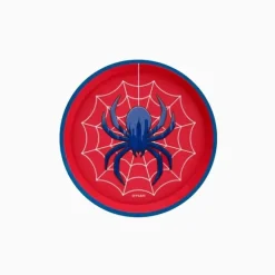 Platos Cartón Spider 17cm
