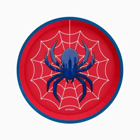 Platos Cartón Spider 23cm