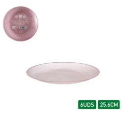 Platos Deco Premium Reutilizable Ruti 6pcs