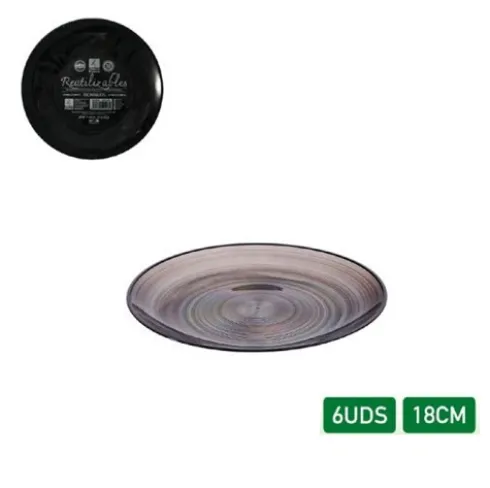 Platos Deco Premium Reutilizable Ruti 6pcs