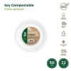 Platos Llano Redondo Compostable Caña de Azúcar 22cm
