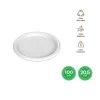 Platos Llano Redondo Reutilizable Blanco Ø20,5CM