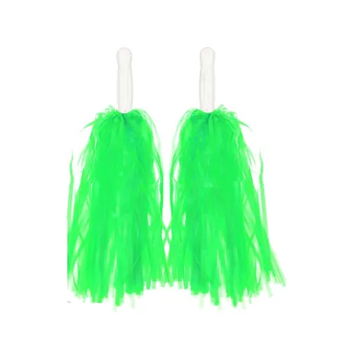 Pompones Animadora Verde