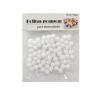 Pompones de Manualidad Blanco 1cm ±70pcs