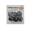 Pompones de Manualidad Negro 3.5cm ±6pcs