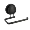 Portarrollos WC Ventosa Aluminio Negro