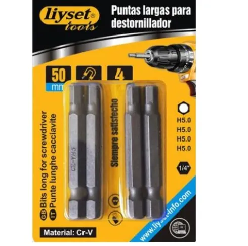Puntas Para Destornillador Hexagonal H5x50mm