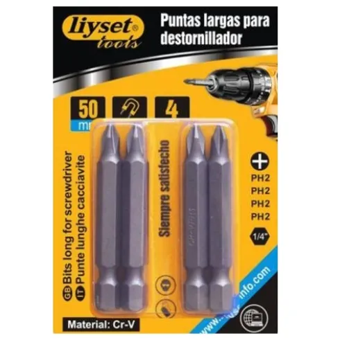 Puntas Para Destornillador Philips PH2x50mm