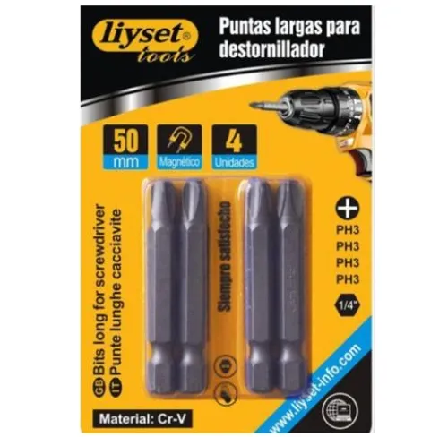 Puntas Para Destornillador Philips PH3x50mm
