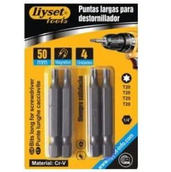 Puntas Para Destornillador Torx T20x50mm