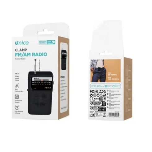 Radio FM/AM Negro Pequeño