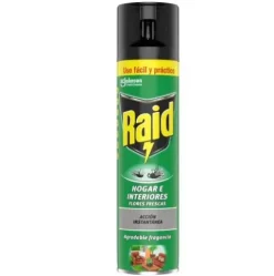 Raid Insecticida Acción Instantánea Hogar e Interiores 400ml