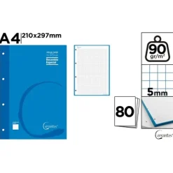 Recambio A4 90g/m2 80H