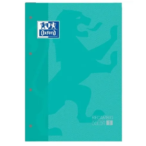 Recambio Oxford Tapa Blanda 80H Verde Menta