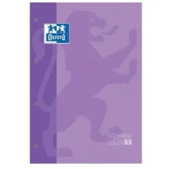 Recambio Oxford Tapa Blanda 80H Violeta