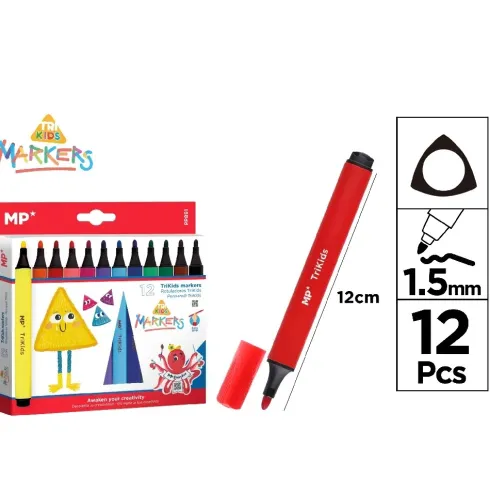 Rotuladores Colores Triangular 12U