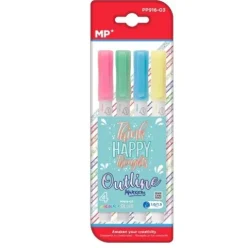 Rotulador Mágico Out Liner Doble Línea 4u