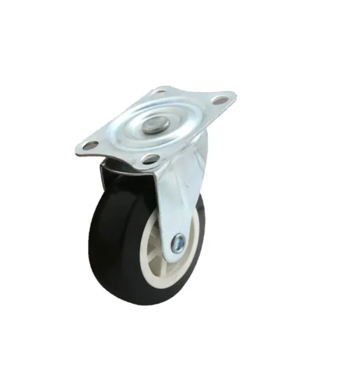 Rueda Con Pletina PU/PVC