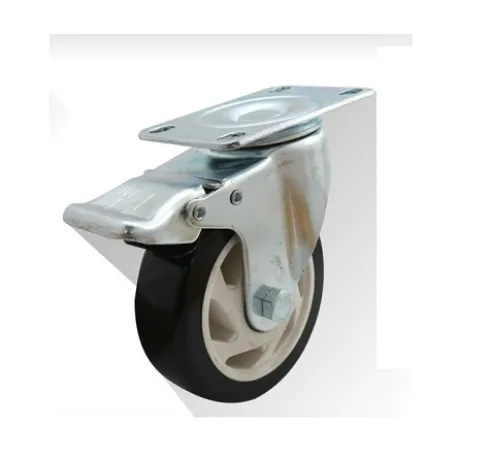 Rueda PU/PVC Con Freno