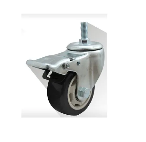 Rueda PU/PVC Con Freno