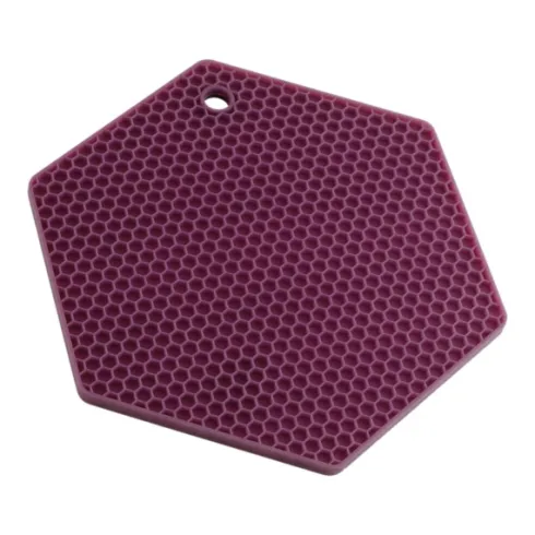 Salvamantel Hexagonal Silicona Violett 20cm