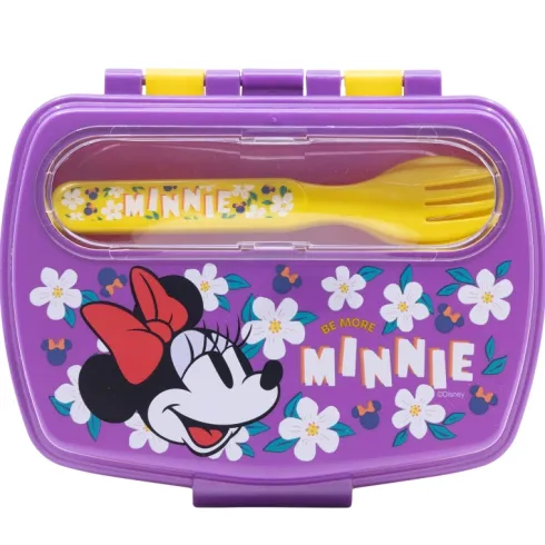 Sandwichera con Cubiertos Minnie Sunshine