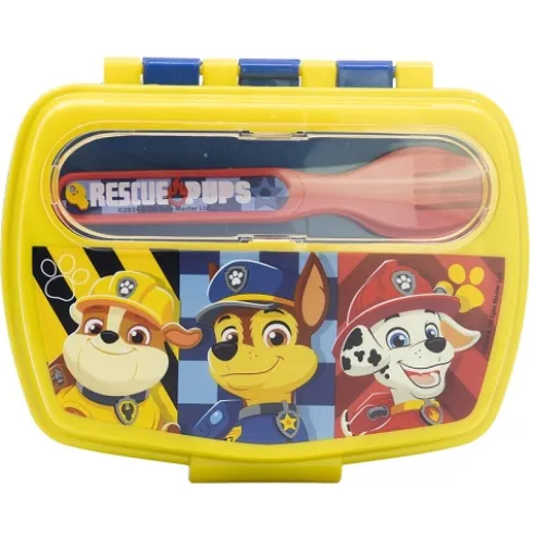 Sandwichera con Cubiertos Paw Patrol Boy Rescue Pups