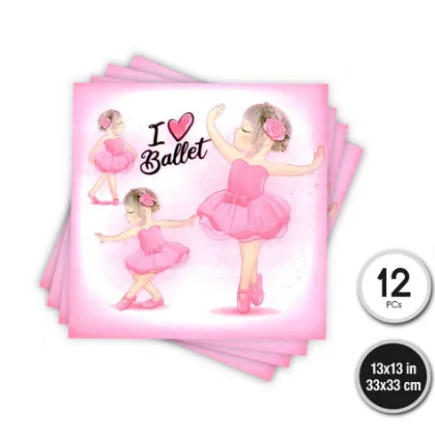 Servilletas Ballet 33x33cm