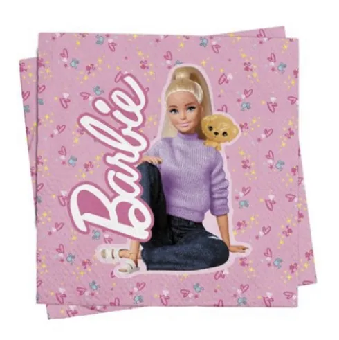 Servilletas Barbie 33x33cm