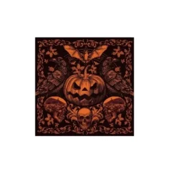 Servilletas Calabaza Gótica 16x16cm