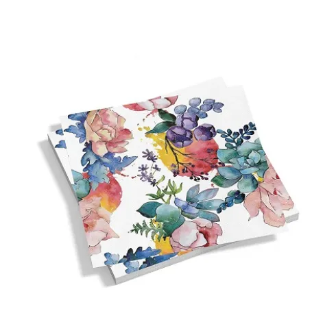 Servilletas Flores 20uds